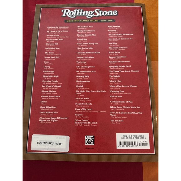 Rolling Stone Easy Piano Sheet Music Classics Vol 1, 1950s-1960s. Brand New! - Picture 2 of 10